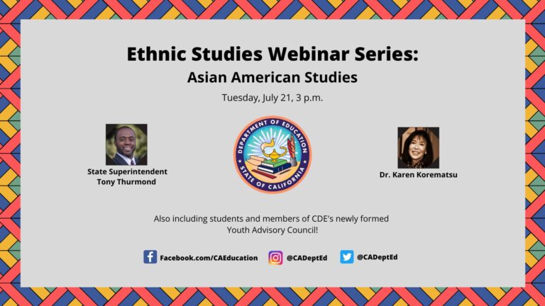 Ethnic Studies Webinar Series: Asian American Studies