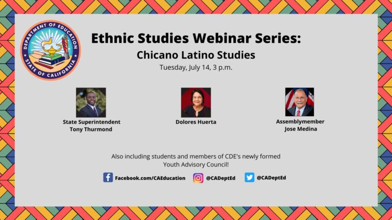 Ethnic Studies Webinar Series: Chicano Latino Studies