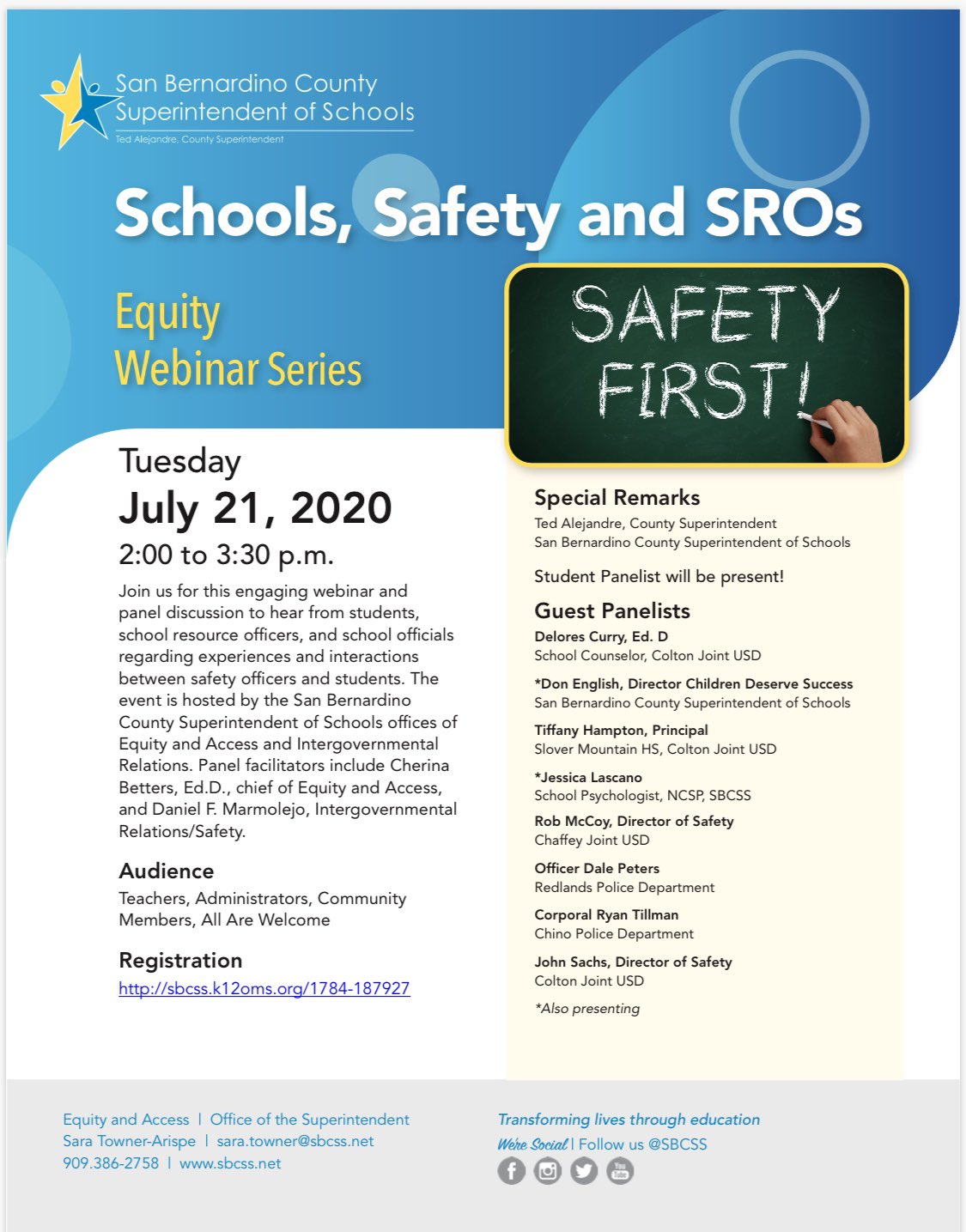 Schools, Safety & SROs