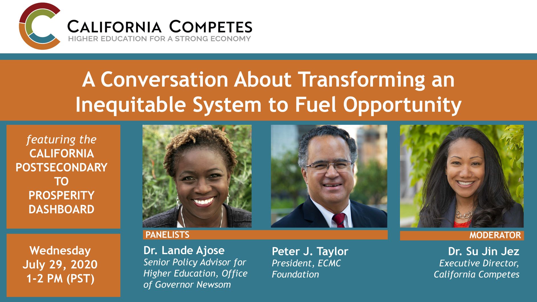 Postsecondary to Prosperity: A Conversation About Transforming an Inequitable System to Fuel Opportunity