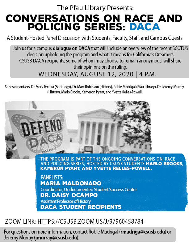 Conversations on Race and Policing: A Student-Hosted Panel Discussion with Students, Campus Guests and Faculty
