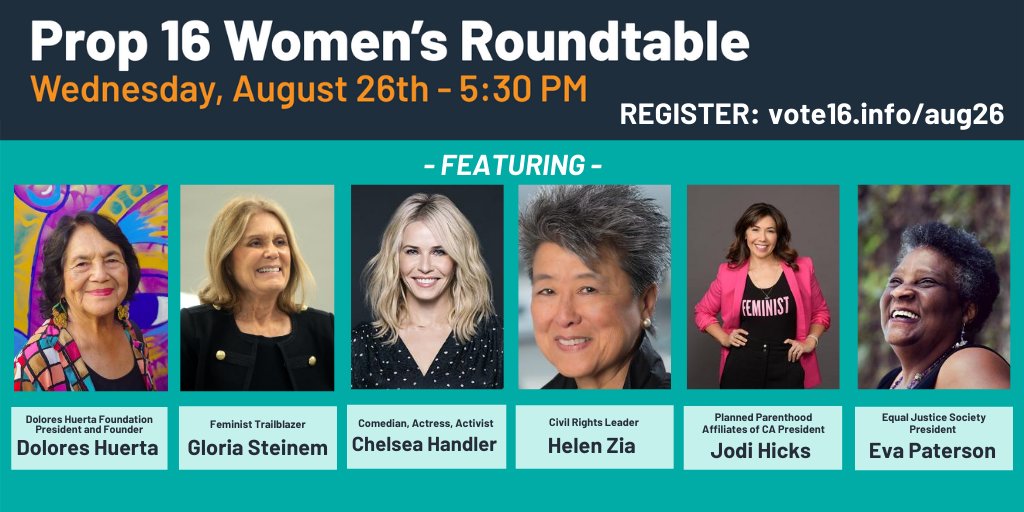 Prop. 16 Women's Roundtable