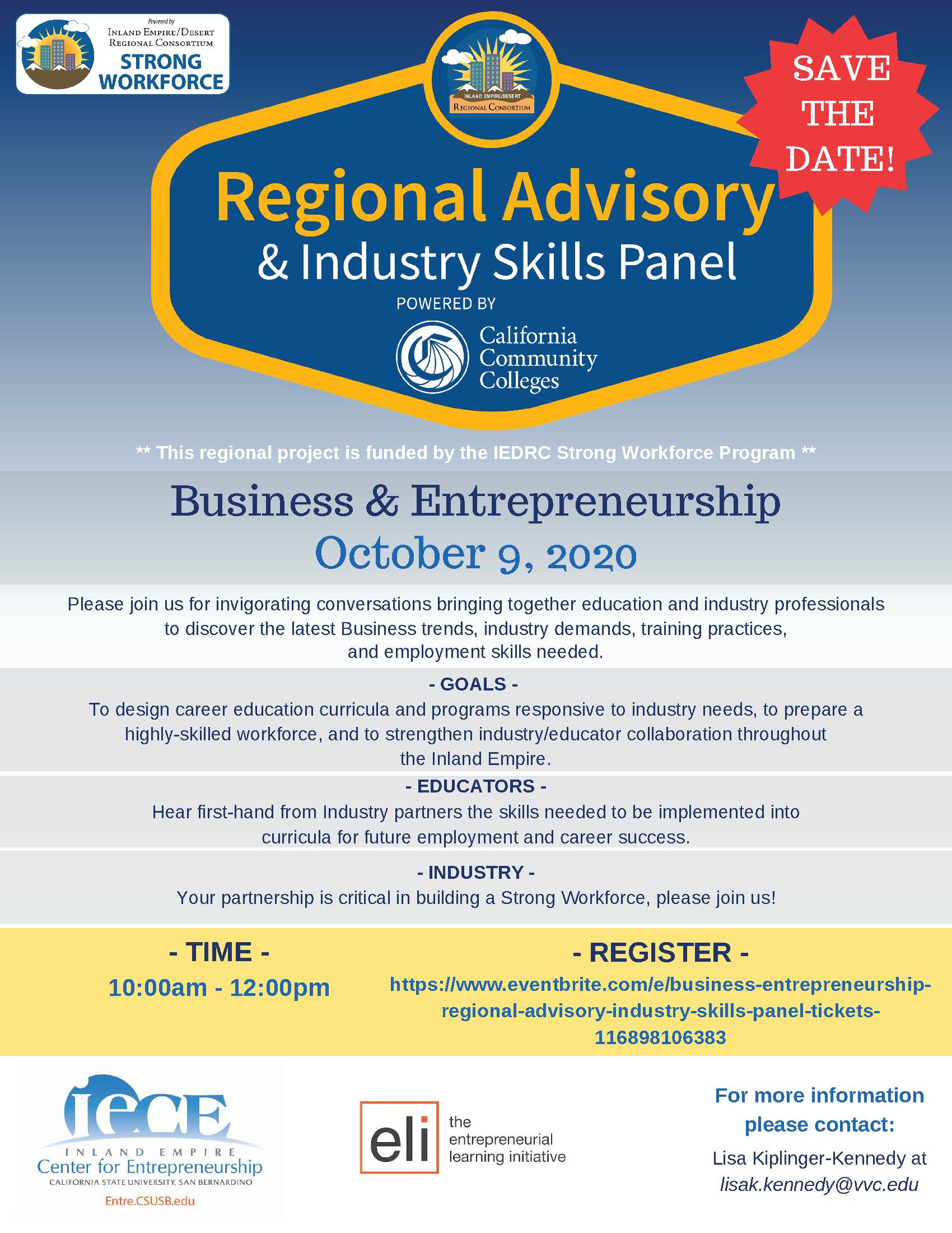 Business & Entrepreneurship Regional Advisory & Industry Skills Panel