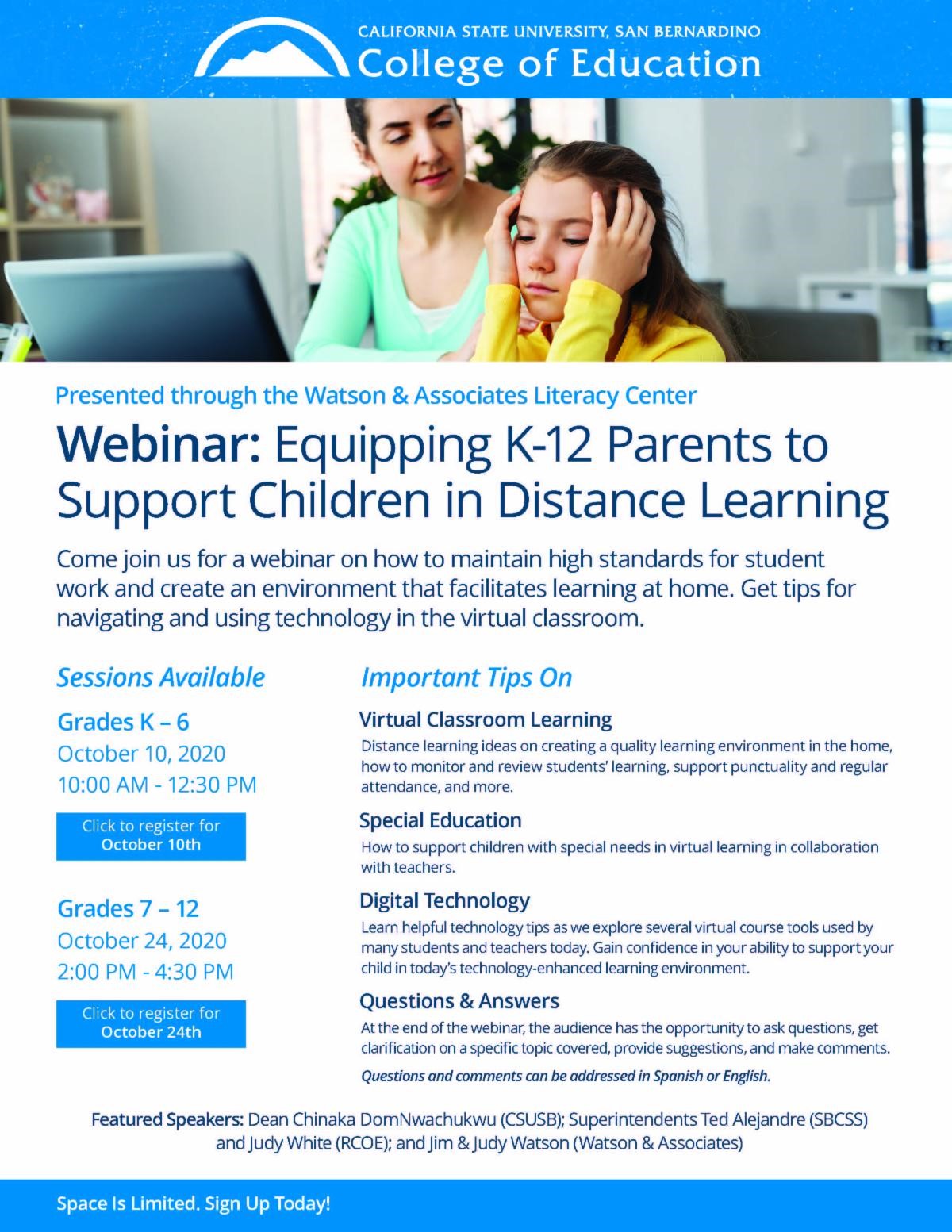Equipping K-12 Parents to Support Children in Distance Learning (2)
