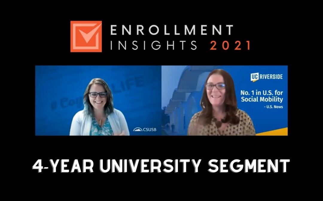 Four-year University Segment: Enrollment in this Moment