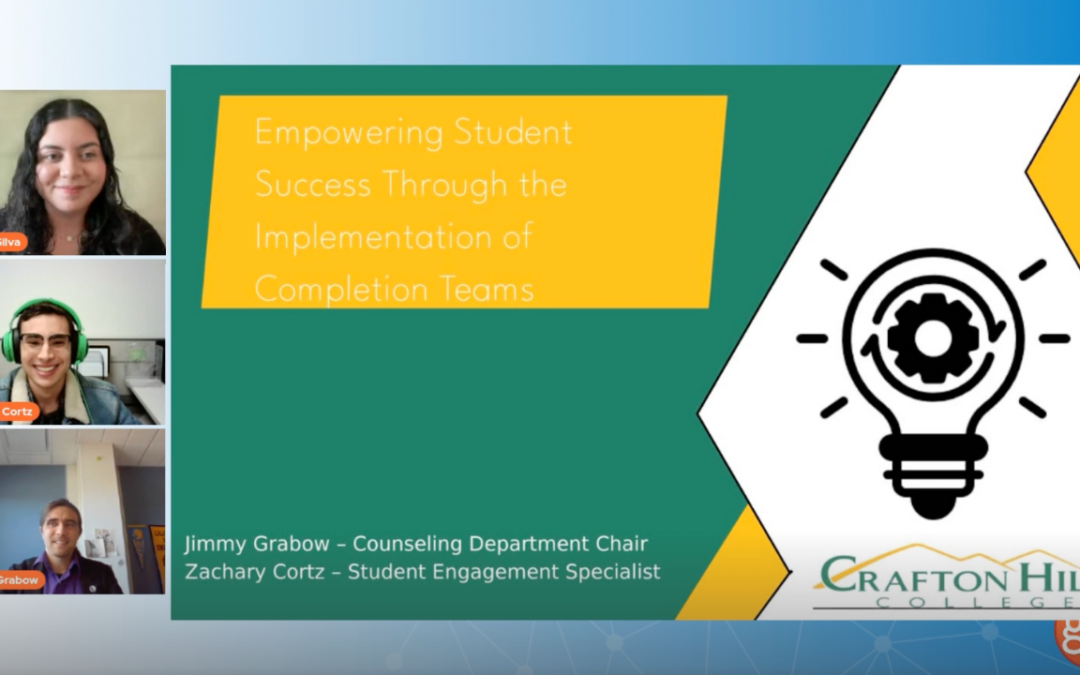 Achieving the Vision: Empowering Student Success Through the Implementation of Completion Teams