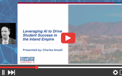 Achieving the Vision: Leveraging AI to Drive Student Success in the Inland Empire