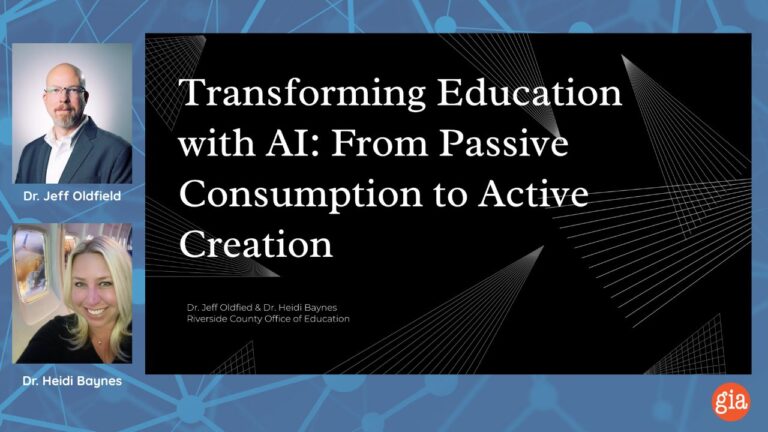 Achieving the Vision: Transforming Education with AI – From Passive Consumption to Active Creation