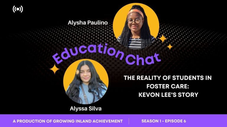 Education Chat: The Reality of Students in Foster Care: Kevon Lee’s Story