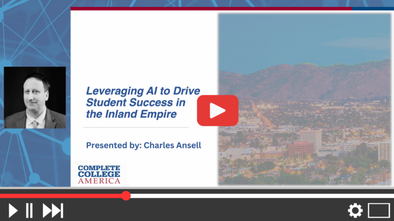 Achieving the Vision: Leveraging AI to Drive Student Success in the Inland Empire