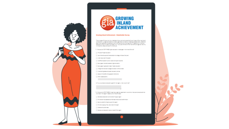 Growing Inland Achievement Regional Survey