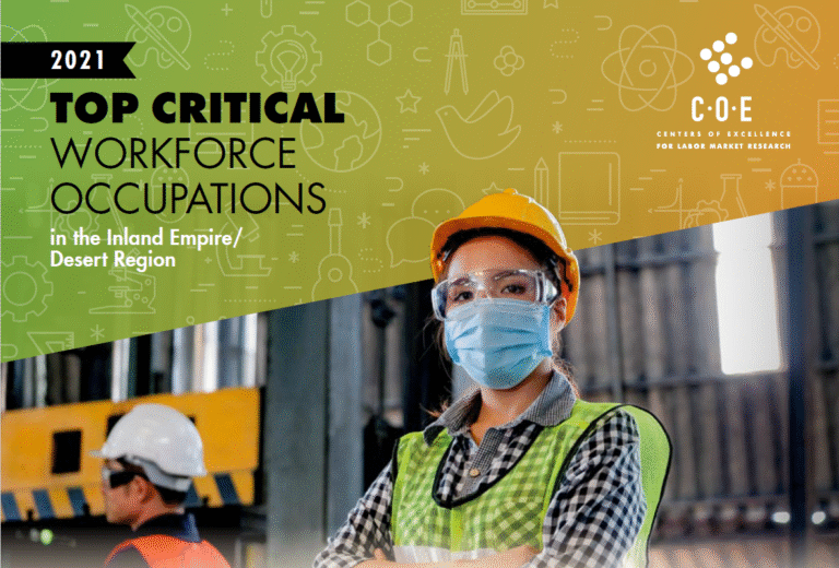 2021 Top Critical Workforce Occupations in the Region