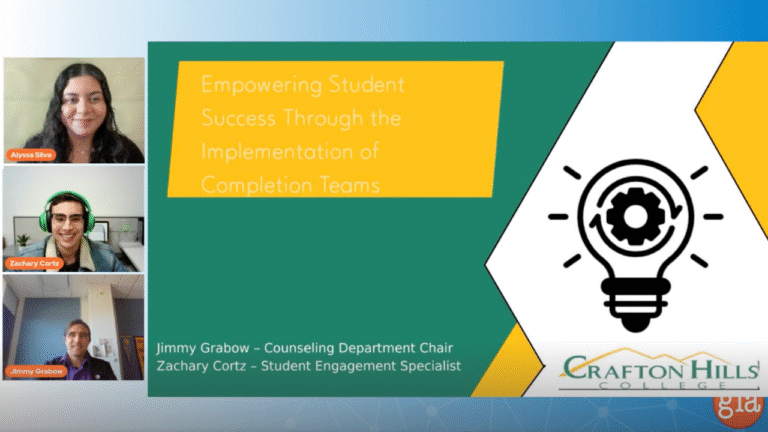 Achieving the Vision: Empowering Student Success Through the Implementation of Completion Teams