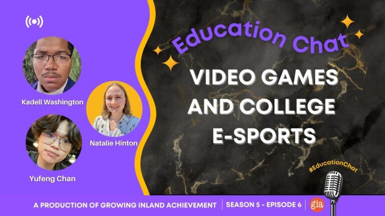 Education Chat: Video Games and College E-Sports