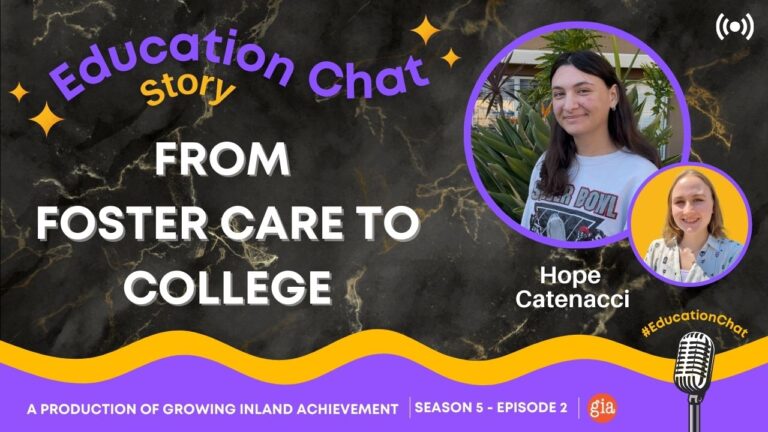 Education Chat: From Foster Care to College, Meet Hope